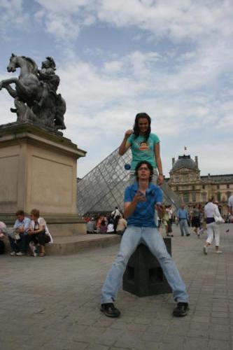 Dávid učí žonglovať, Paríž 2009 